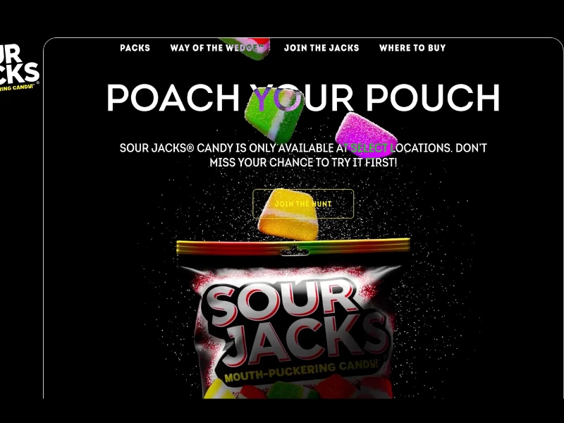 Sour Jacks Website Design