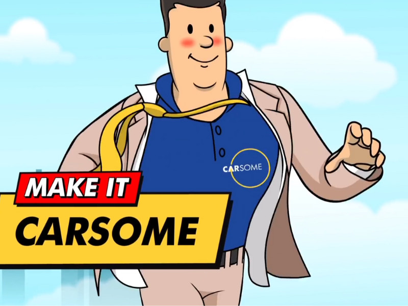 Make It Carsome Mascot