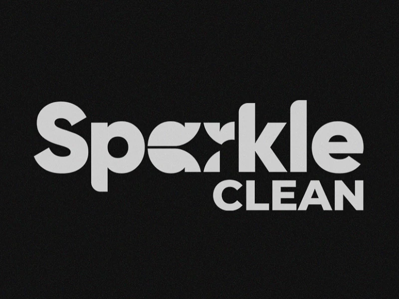 Sparkle Clean logo design by Cayweb.