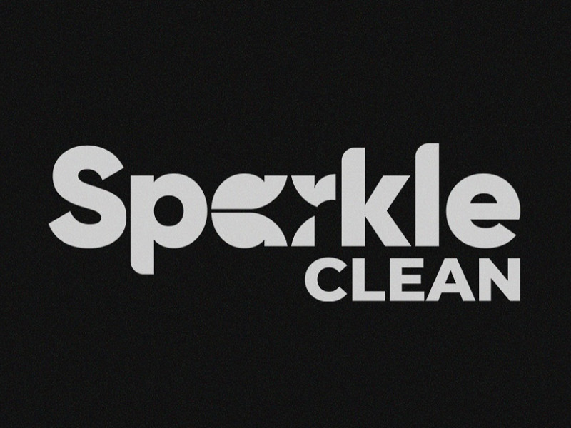 Sparkle Clean logo design by Cayweb.