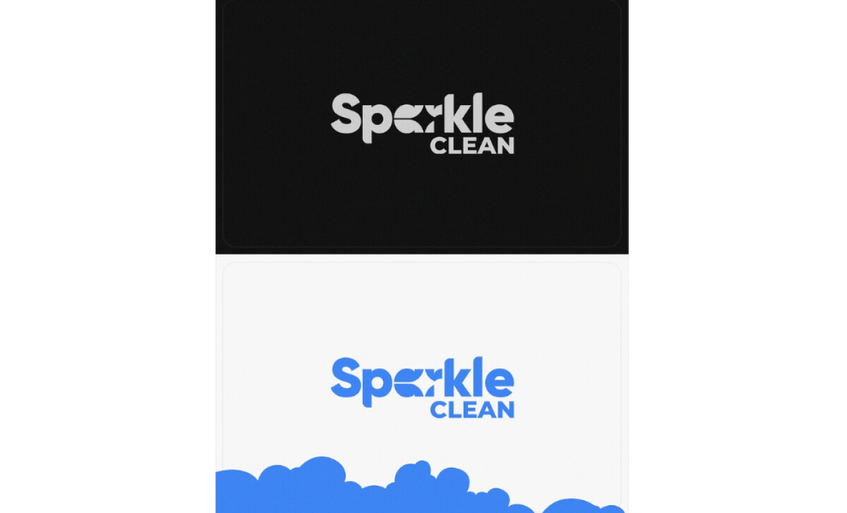 Sparkle Clean logo variation by Cayweb.