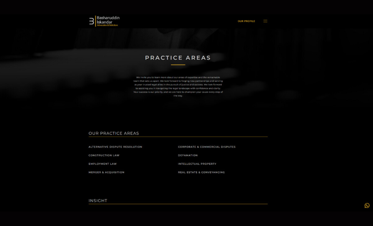 BILAW-Basharuddin Iskandar practice areas by SkyDuck.