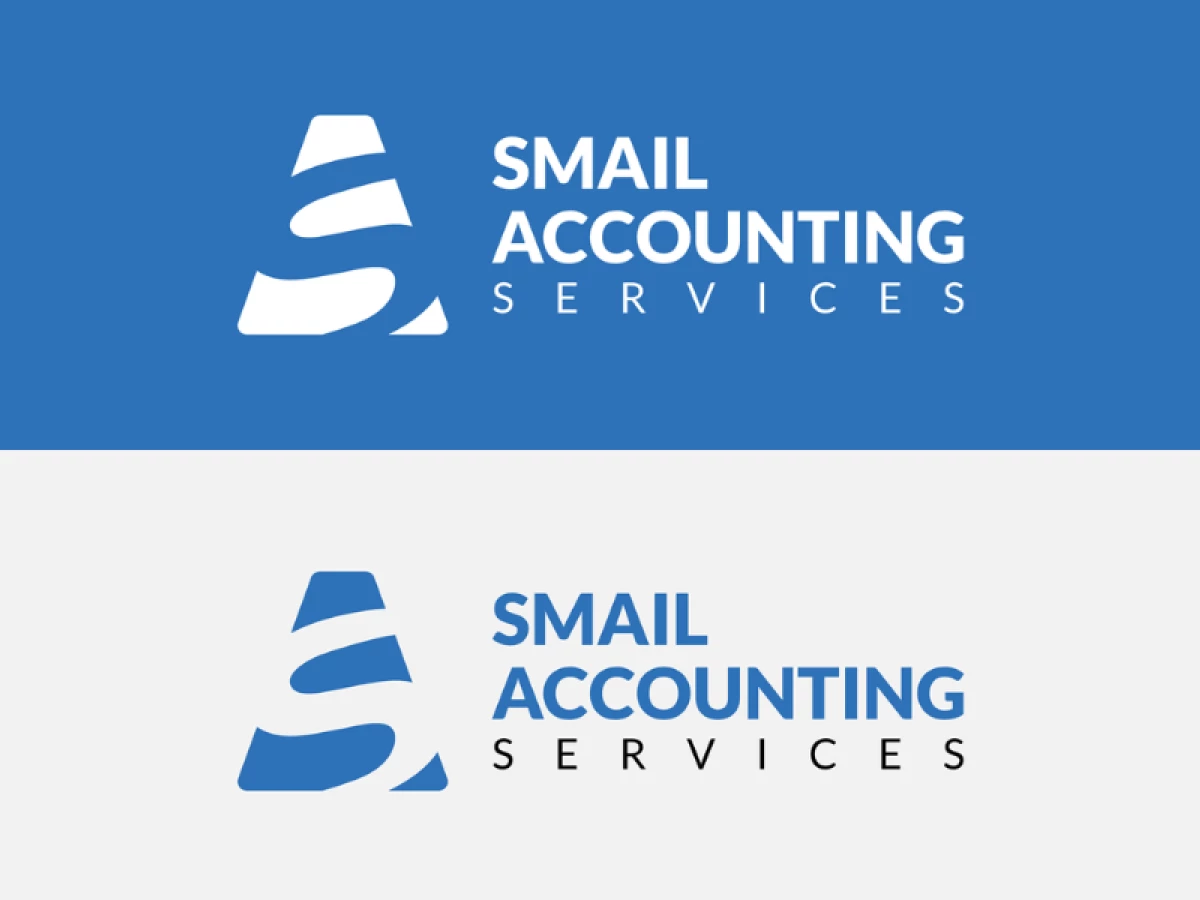 Smail Accounting Services logo design by Hunter Jones Design.