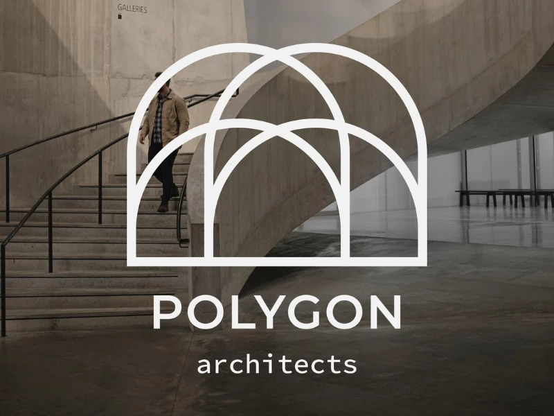 Polygon Architects logo design by Humble Design Co.