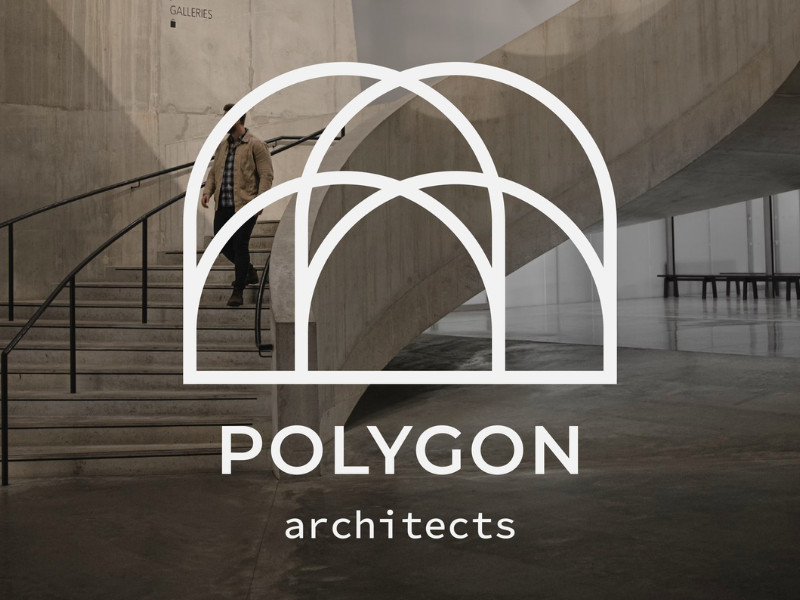 Polygon Architects logo design by Humble Design Co.