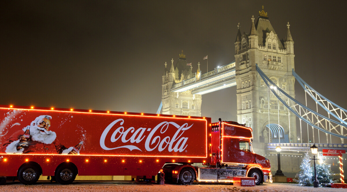 coca cola font on truck