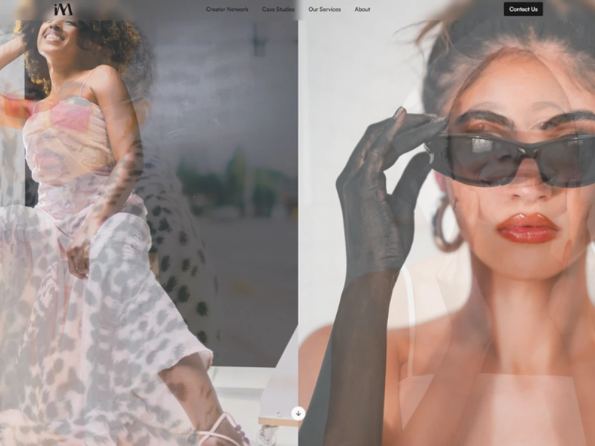Inflix Media website design by 23 Saints.