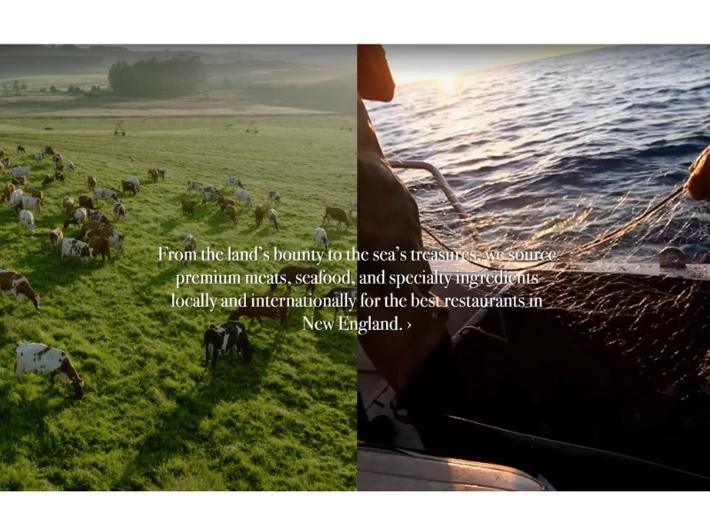 Land & Sea Provisions website design by Laidlaw Group.