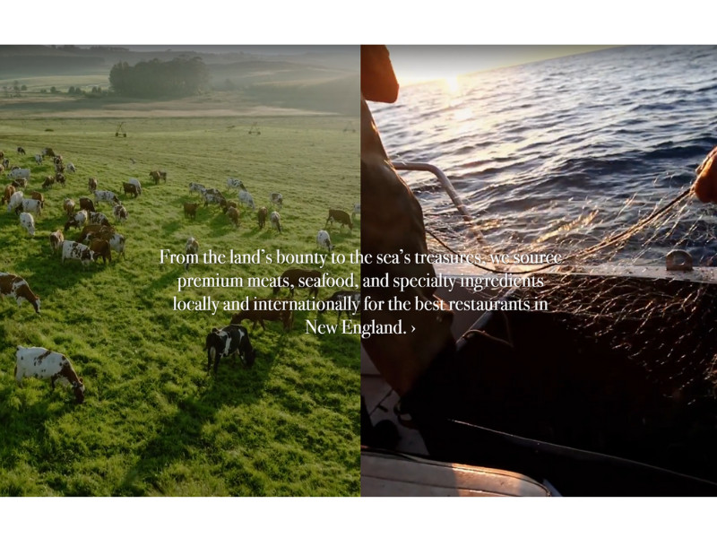 Land & Sea Provisions website design by Laidlaw Group.