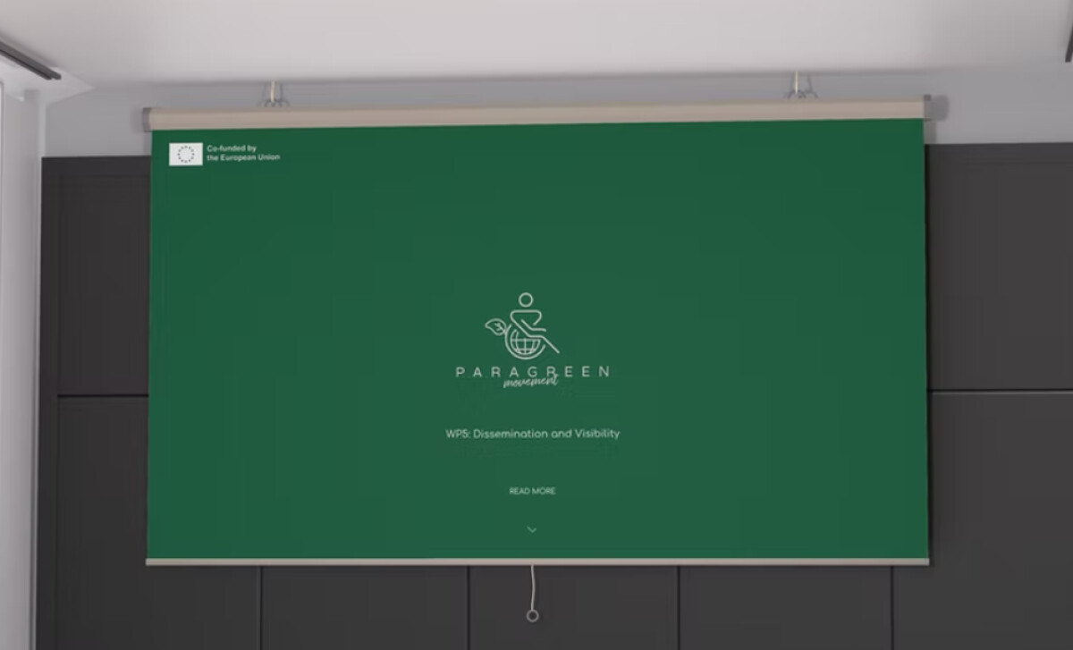 Paragreen Movement logo on paper by 3TA Design.