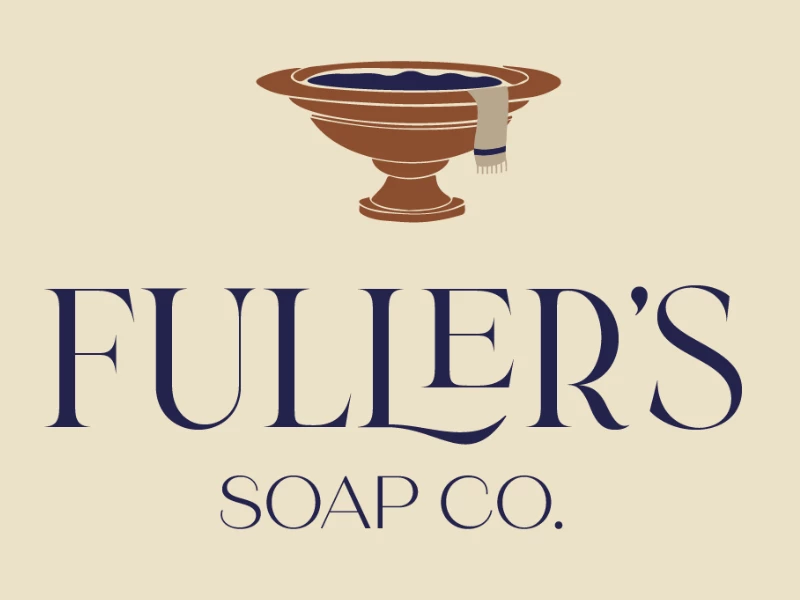 Fullers Soap Co. logo design by FP Creatives Studio.