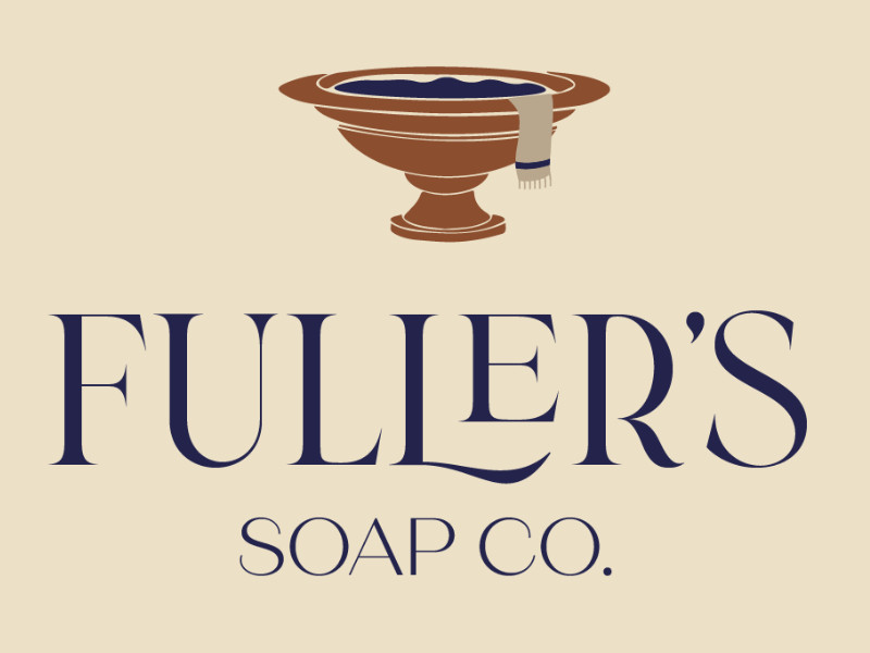 Fullers Soap Co. logo design by FP Creatives Studio.