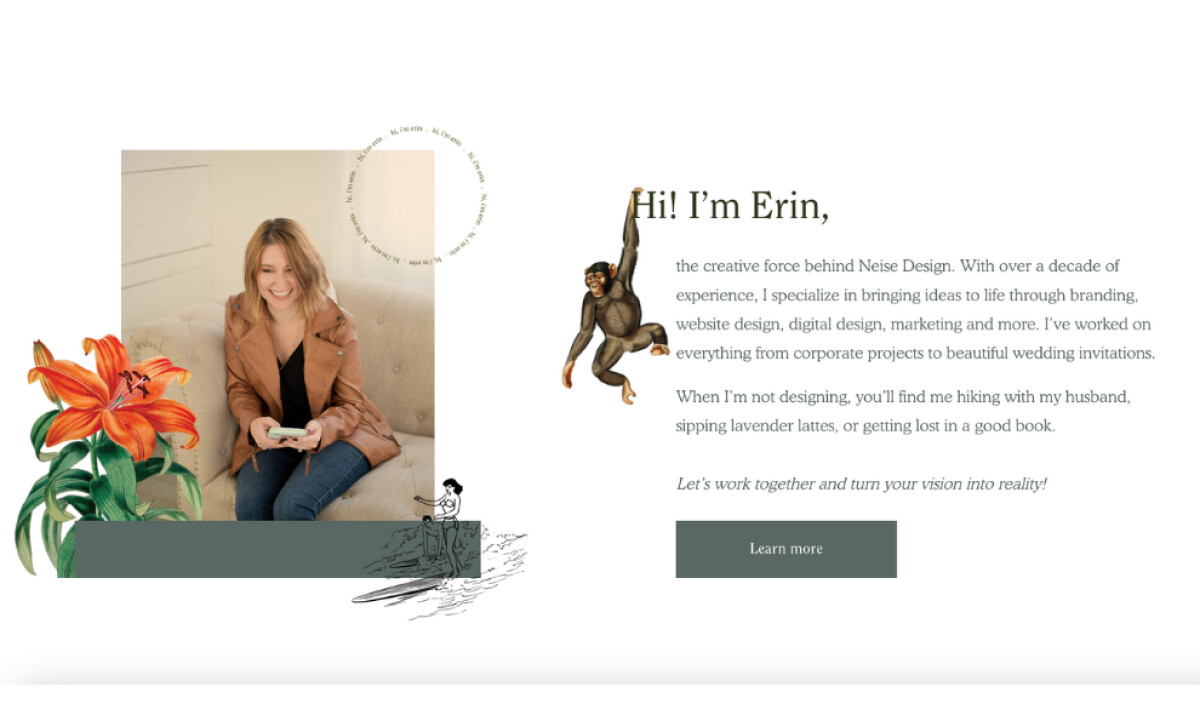 Neise Design About Section