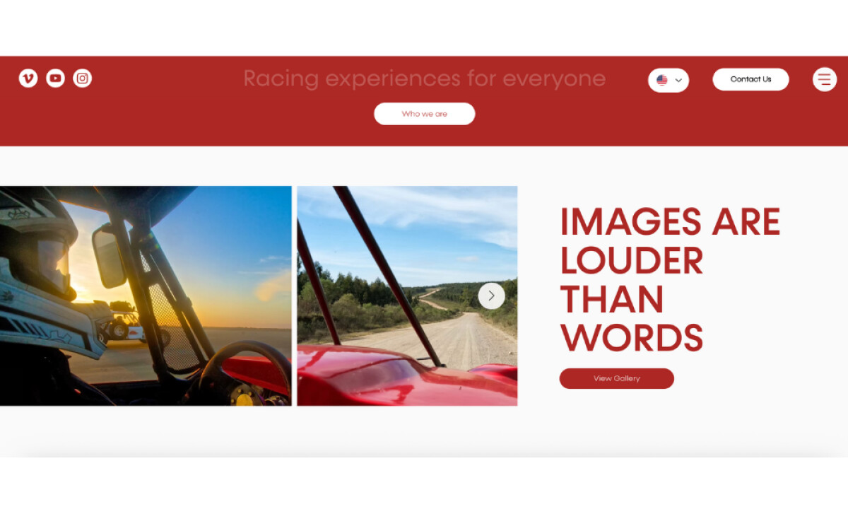 The Gentleman Driver's Consistent Red Branding