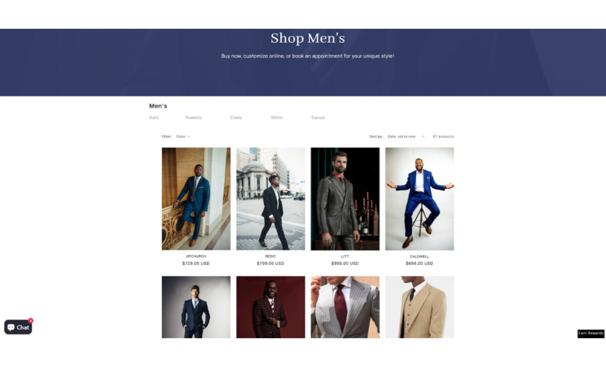 Self-Made Couture services page by Metalogics.