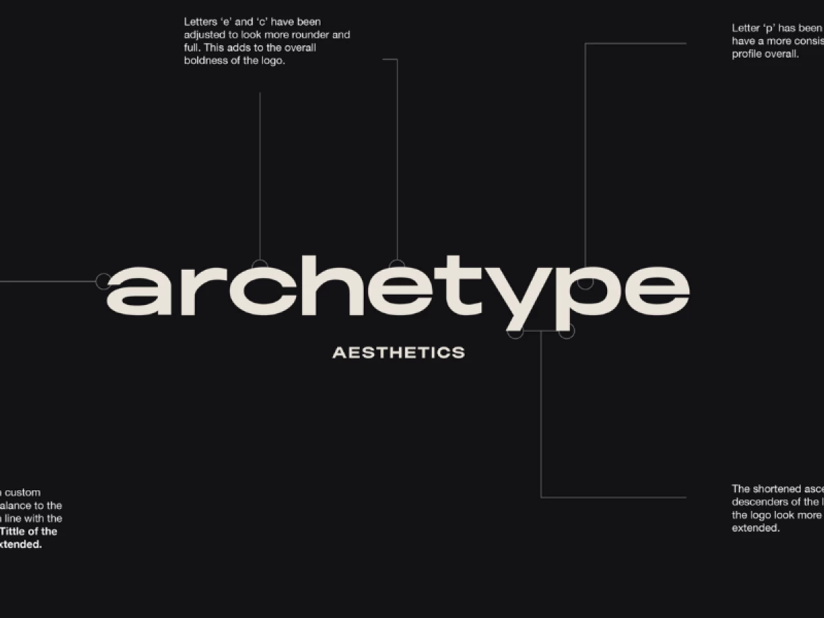 Archetype Aesthetics Logo Design