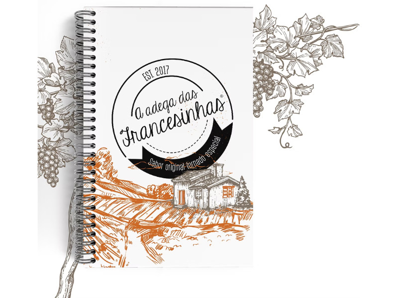 Adega das Francesinhas print design by ONYX.