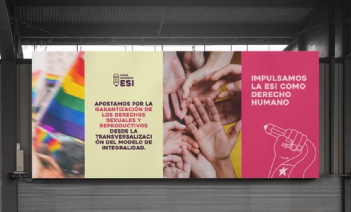 Chile Necesita ESI billboard by Estudio EDE.