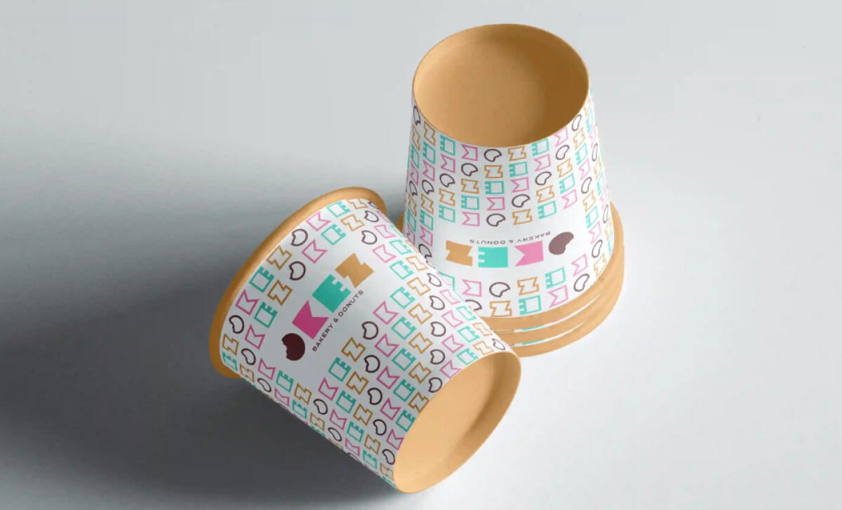 Okez cups by Wardd Studio.