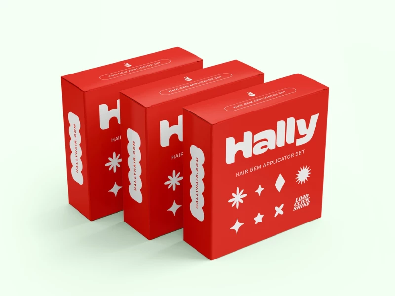 HALLY packaging design by UNDRDOG Creative.