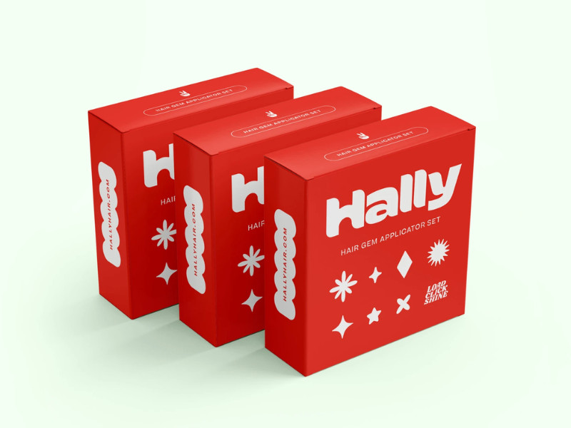 HALLY packaging design by UNDRDOG Creative.