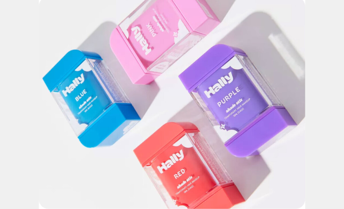 HALLY shade stix containers in different vibrant colors by UNDRDOG Creative.