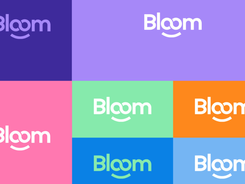Bloom logo design by Nexa Hub Inc.