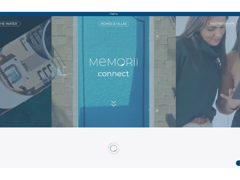 Memorii Journeys LLC website design by TeamTony.