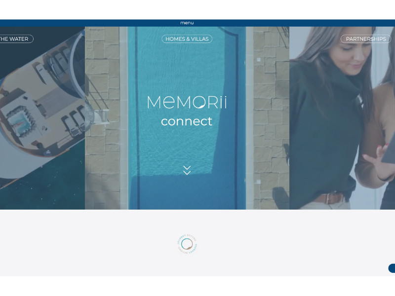 Memorii Journeys LLC website design by TeamTony.