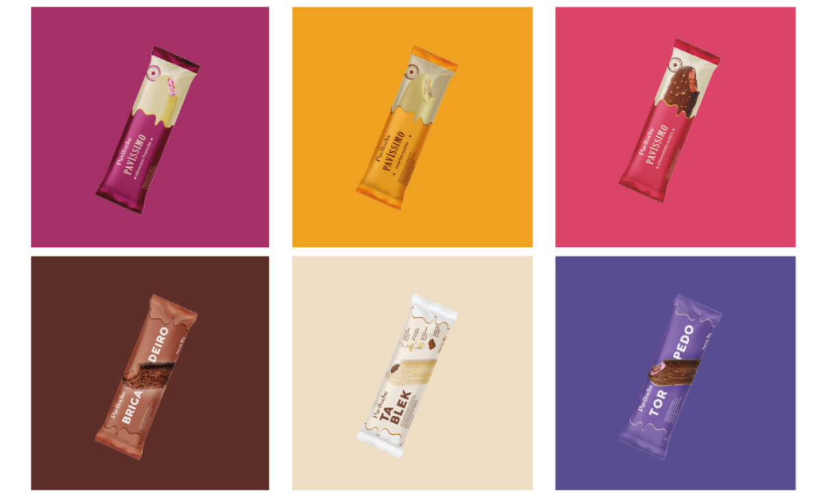 Paviloche popsicle packaging design by Grupo Criativo.