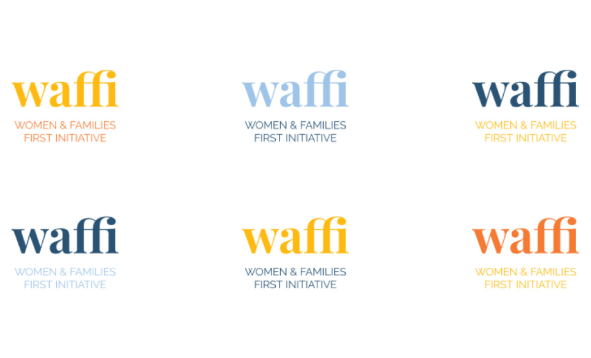 WAFFI logo variations by Pixel & Pen Design Co.