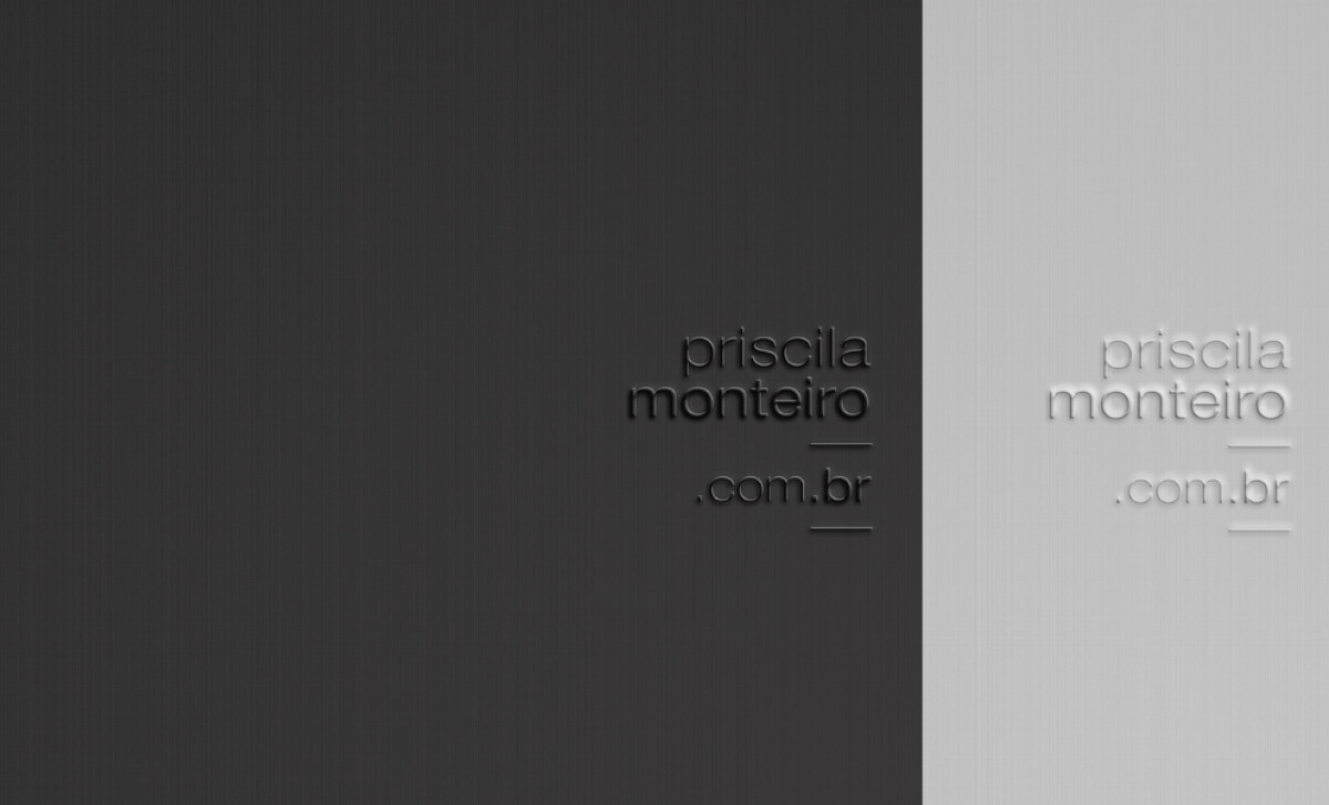Priscila Monteiro split background by Doisdesign.