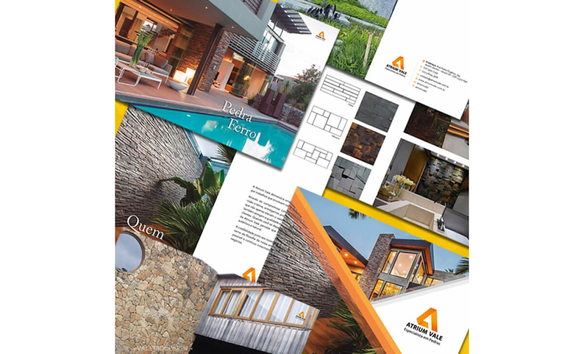 Atrium Vale print design by Valério Design.