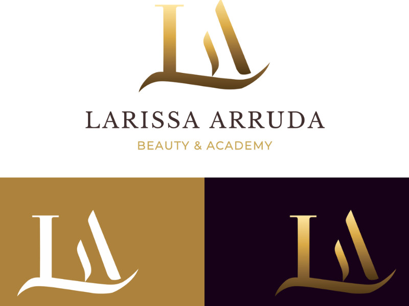Larissa Arruda logo design by H Creation.
