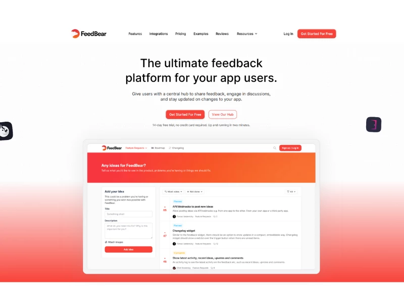 FeedBear website design by CRFT Studio.