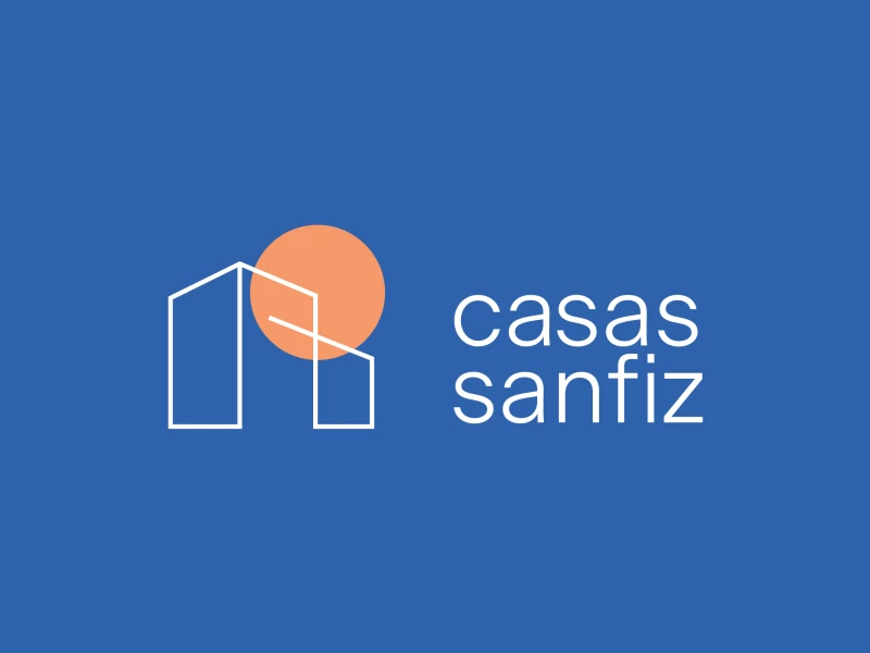 Casas Sanfiz logo design by CHICHA Branding Studio.