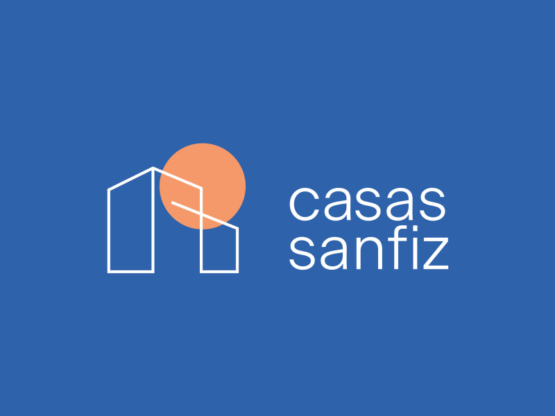Casas Sanfiz logo design by CHICHA Branding Studio.