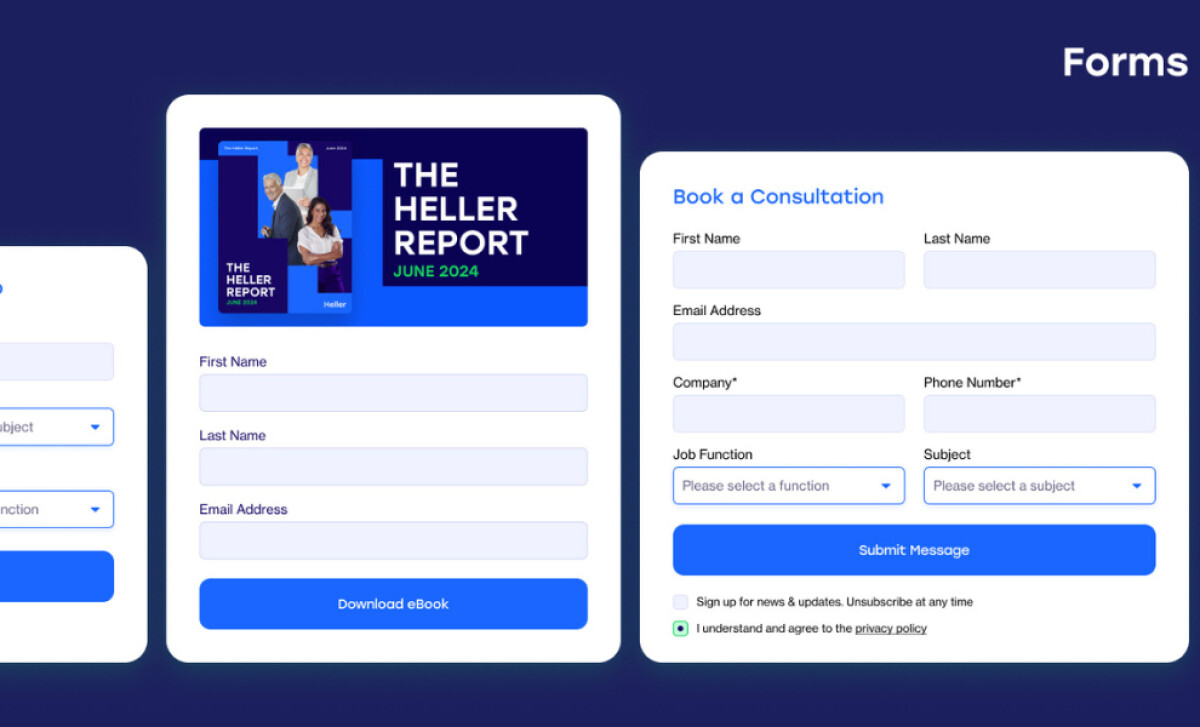Heller Website's Form