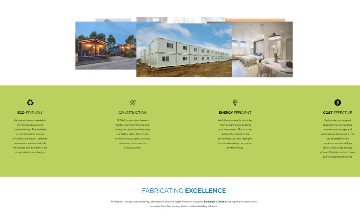 BurJuman Oman LLC website design by The Brand Craft.