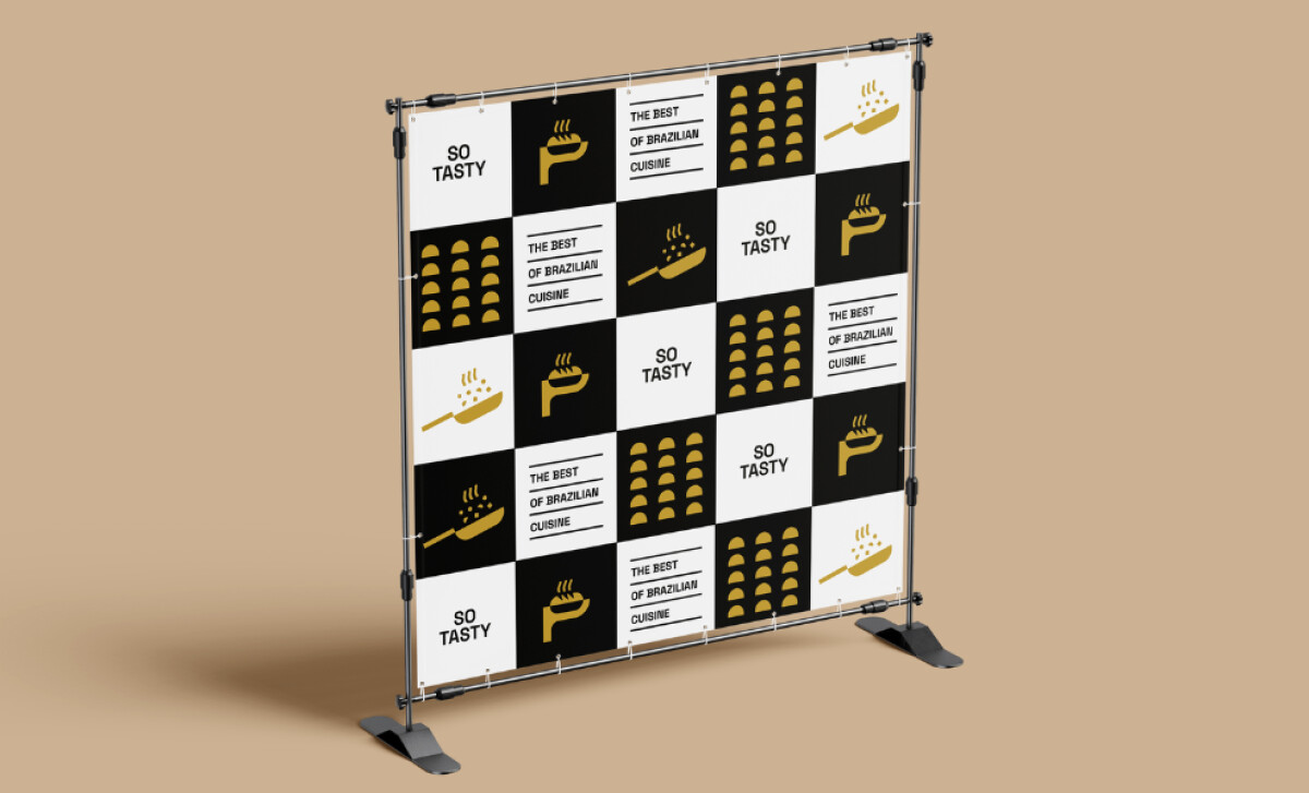 Pão na Chapa print design by Honeybe Brand.