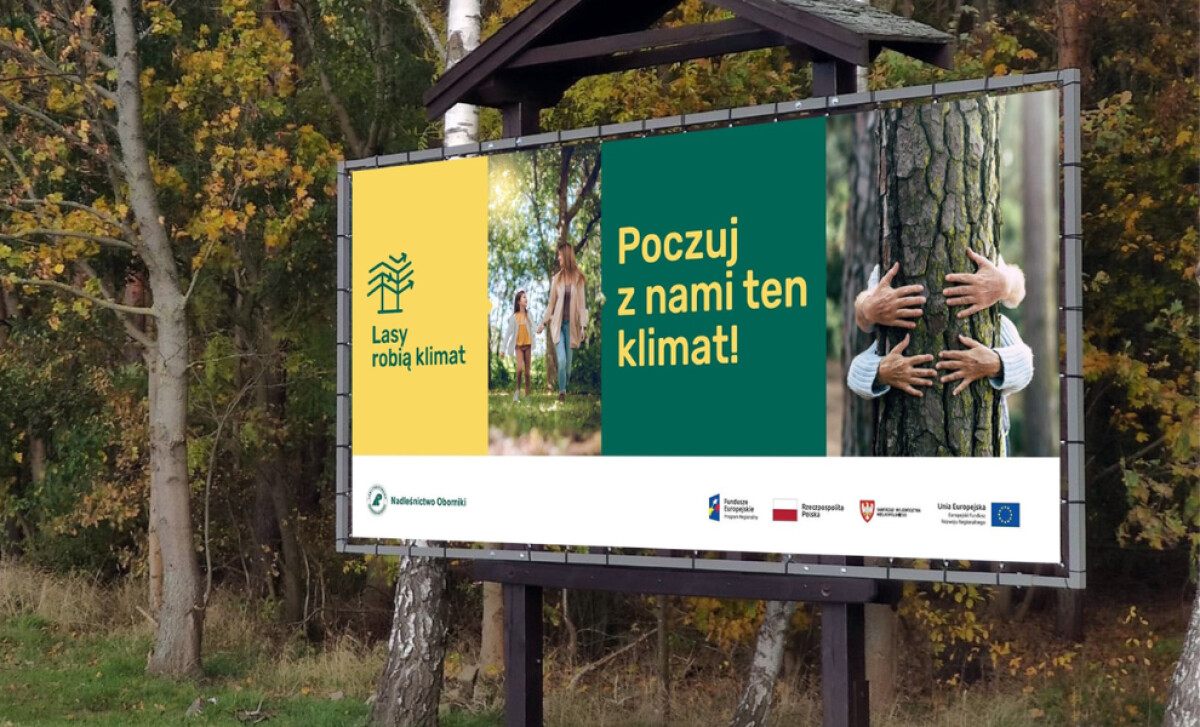 Lasy Robia Klimat billboard by Studio Flow.