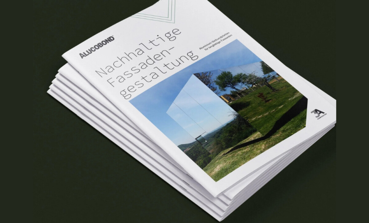 Alucobond print design by waldgrün Design.