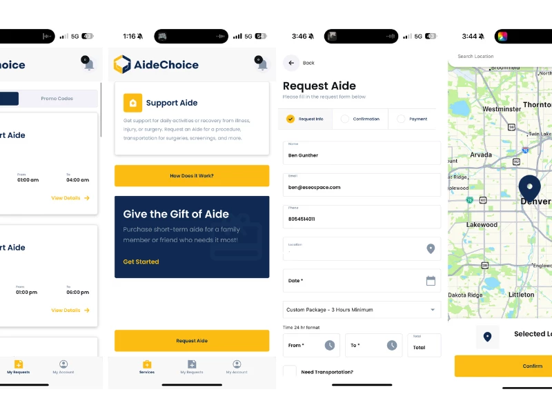 AideChoice App Design