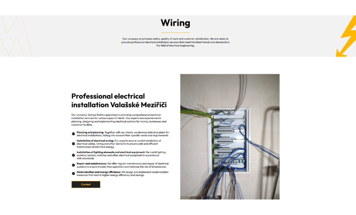 Valmez Elektro wiring page by Dewelloop.