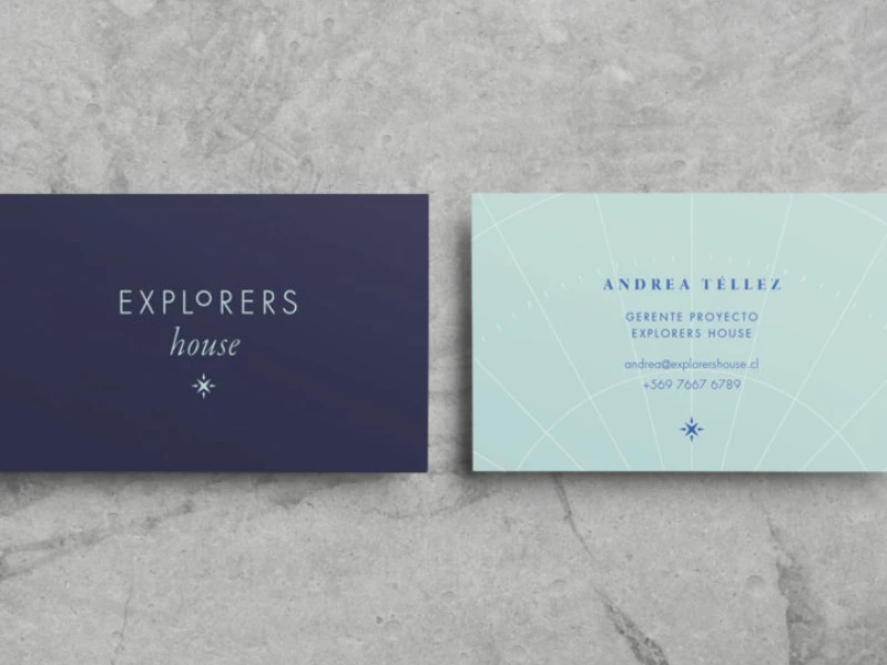 Explorers House print design by Estudio Vicencio.