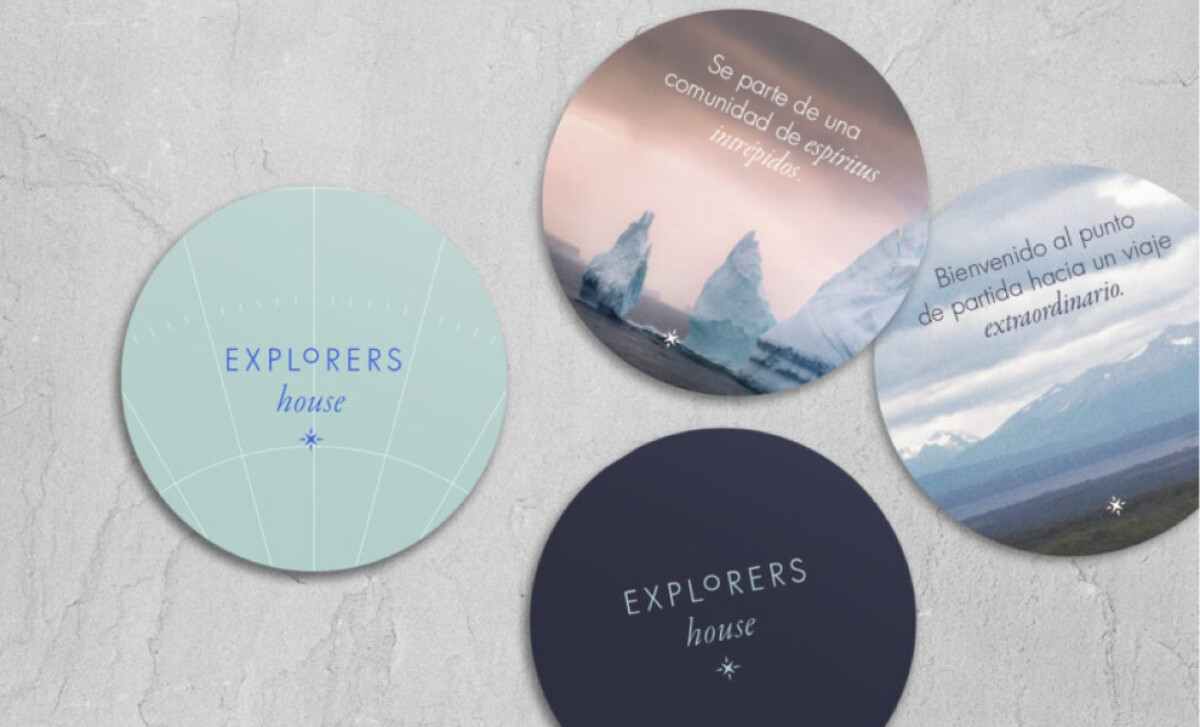 Explorers House coasters by Estudio Vicencio.