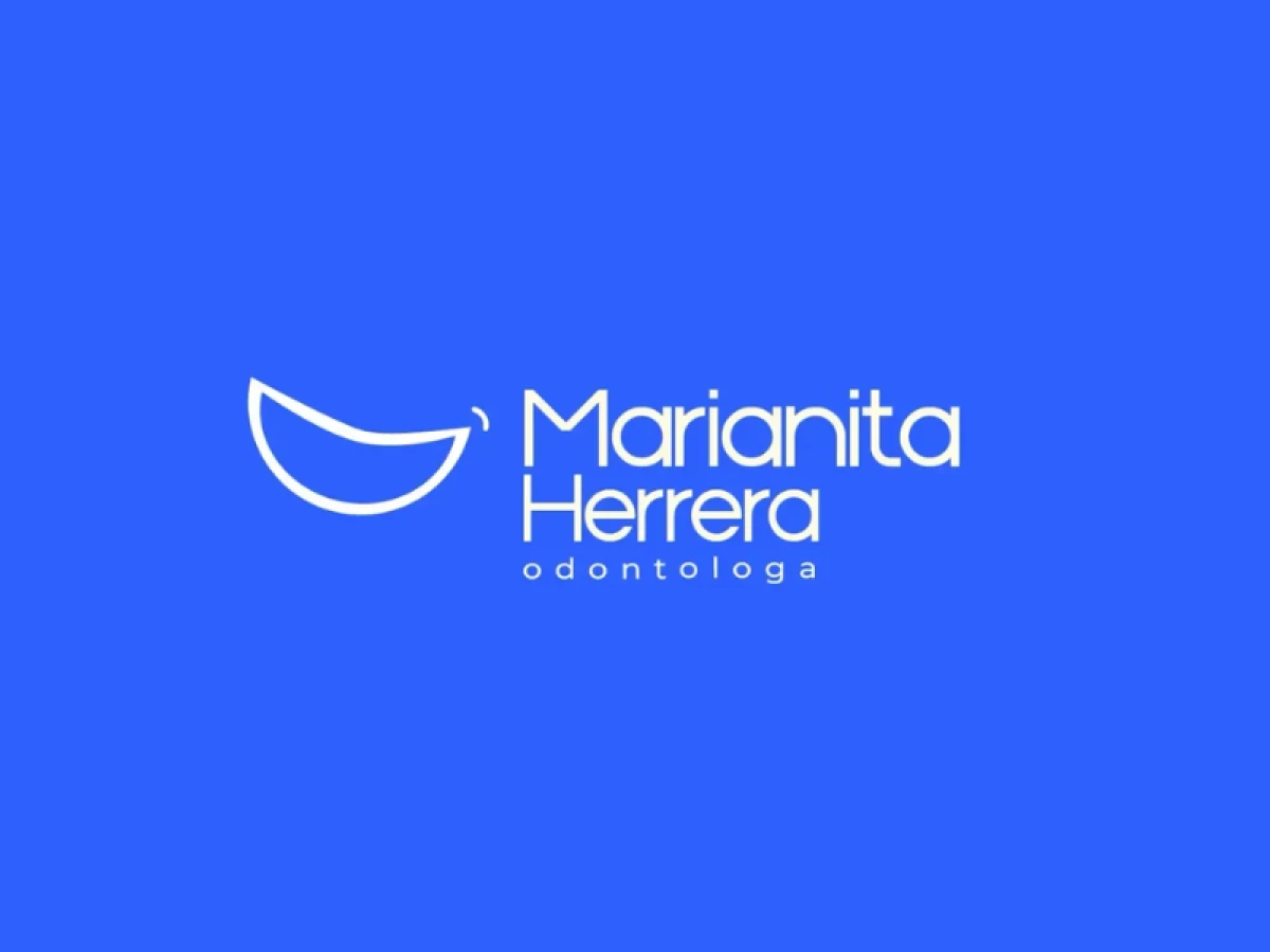 Marianita Herrera Odontóloga logo design by Estudio Hera.
