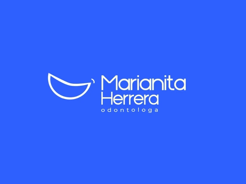 Marianita Herrera Odontóloga logo design by Estudio Hera.
