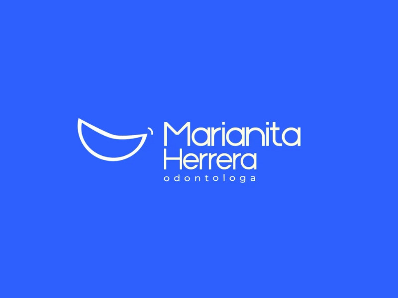 Marianita Herrera Odontóloga logo design by Estudio Hera.