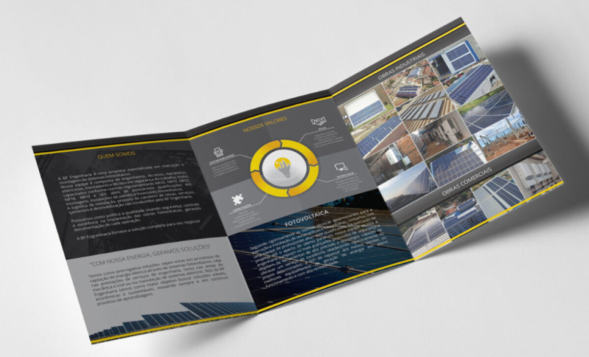 BF Engenharia open spread by Estúdio Naki.